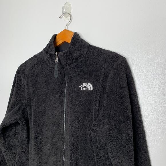 The North Face women's black Osito fuzzy fleece full zip up jacket Small - Picture 7 of 13